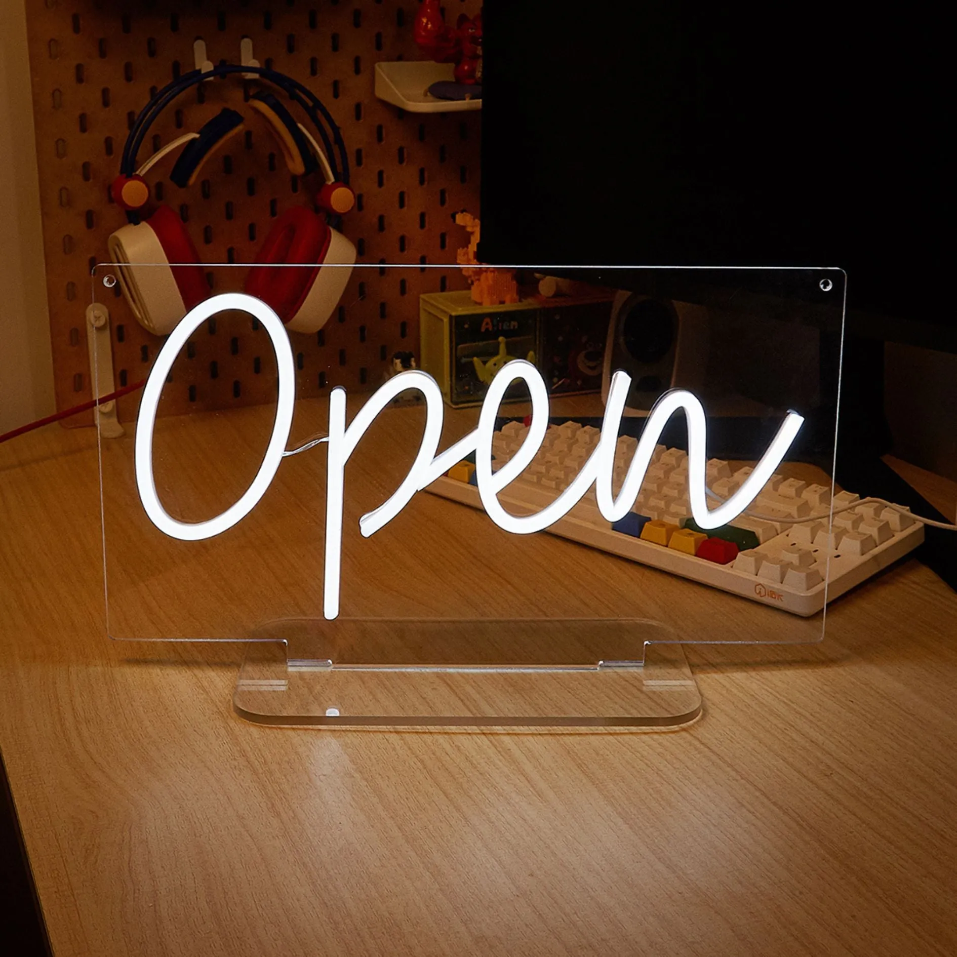 Open LED Neon Sign - Cool White product