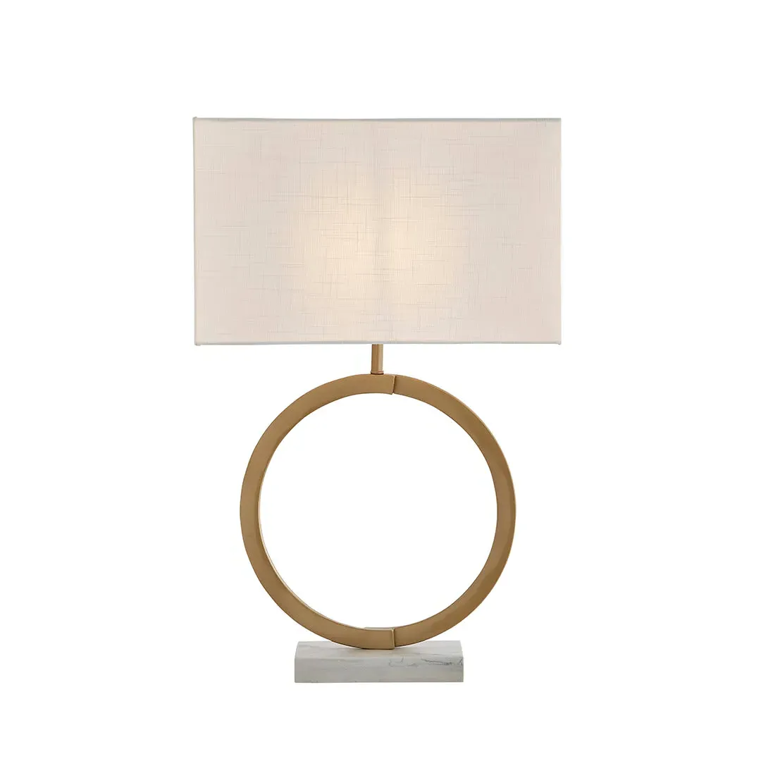 Orbis Ring Table Lamp - Metallic Gold, Metal product