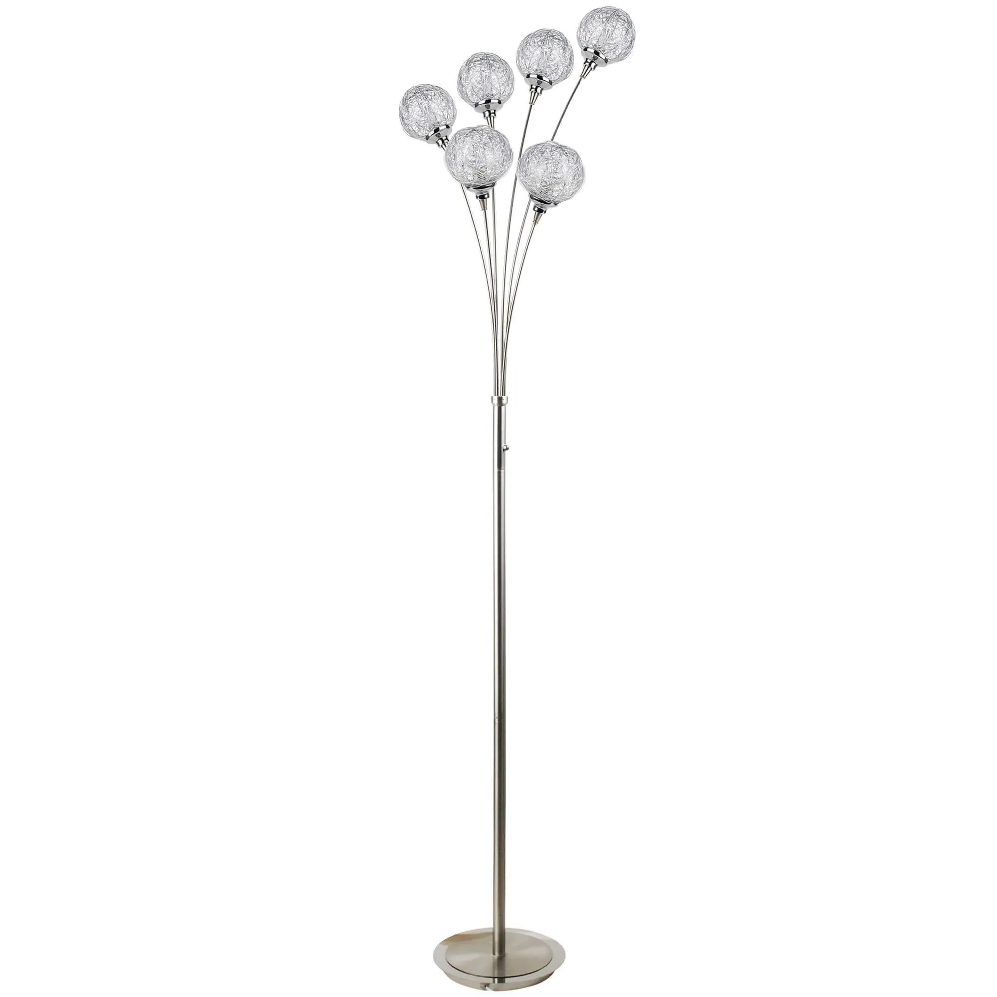 Orinoco 180cm Floor Lamp - Chrome, Wire product
