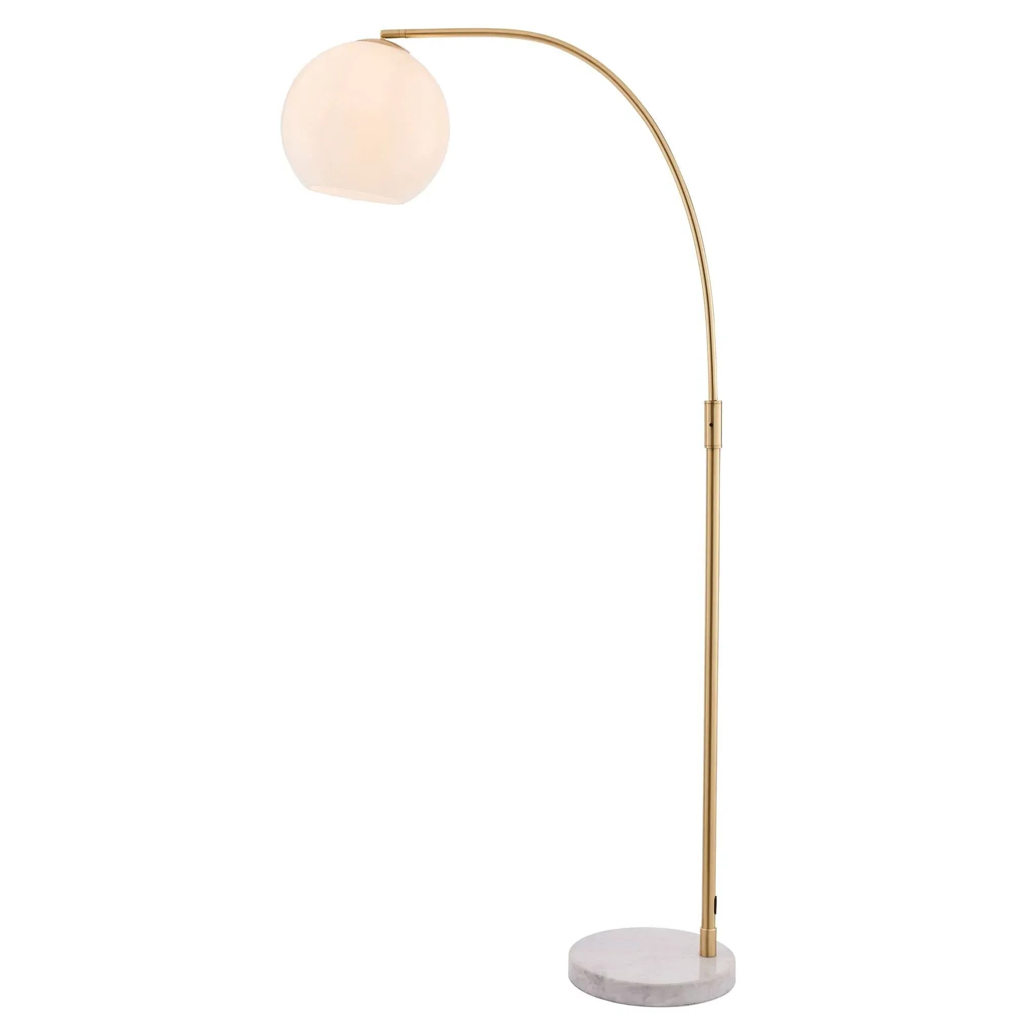 Otto Floor Lamp - Brushed Gold, Marble product