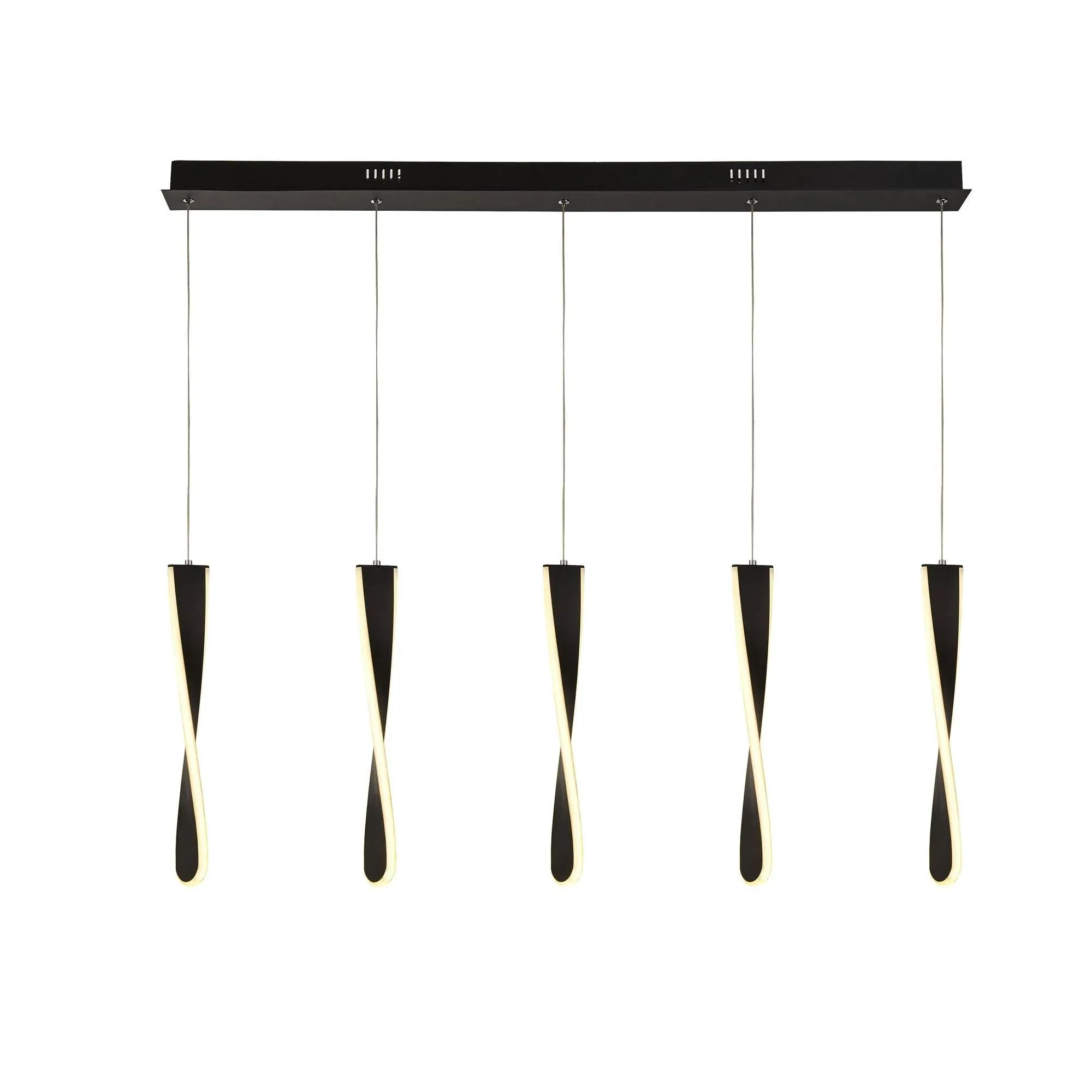 Paddle 5-Light Bar Pendant LED Dimmable - Black product