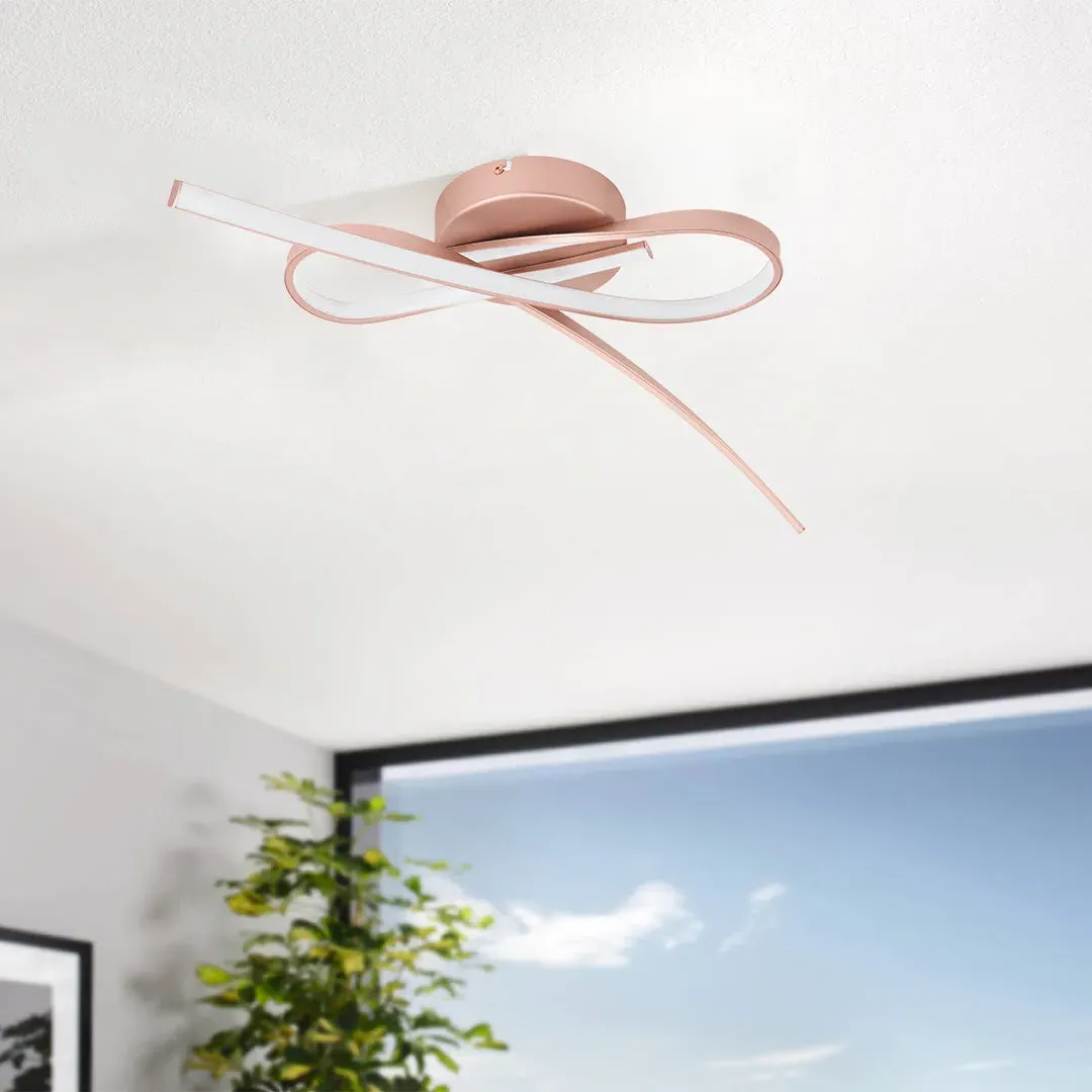 Palozza LED Semi Flush Ceiling Light - Rose Gold product