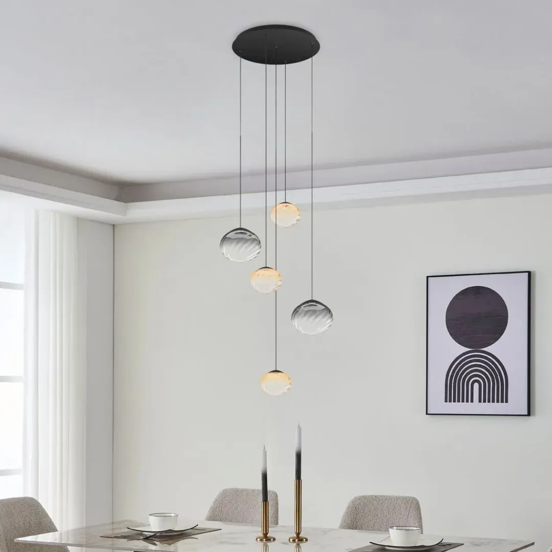 Pantoja 5-Light Multi-Drop LED Ceiling Pendant product