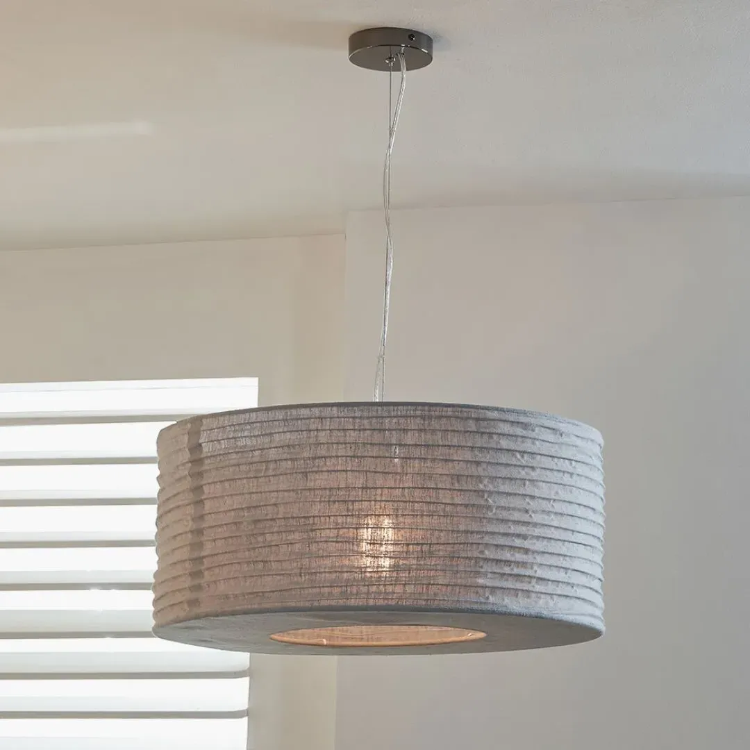 Patpong 50cm Pendant Shade - Grey, Jute product