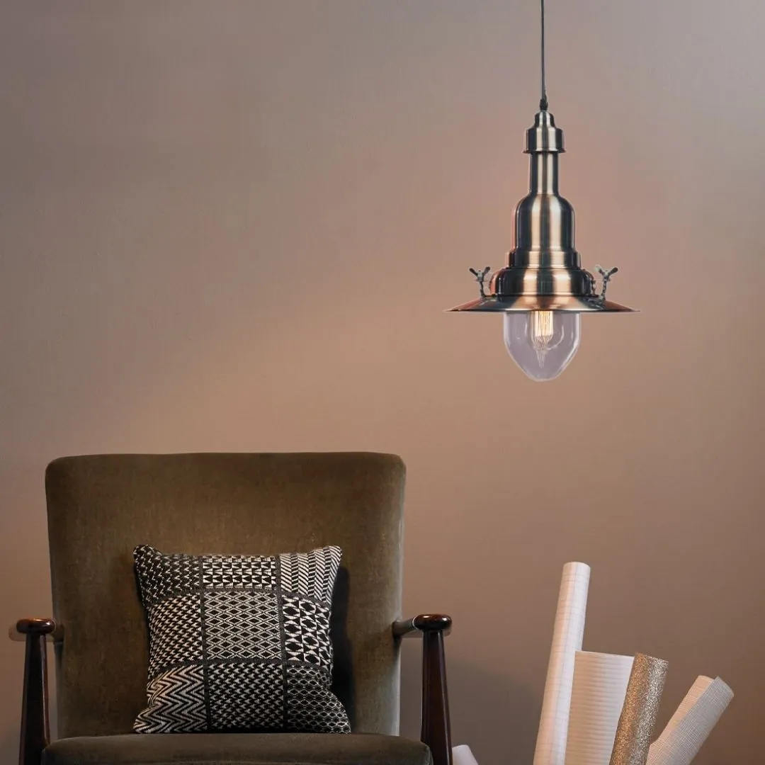 Penge Fisherman Lantern Pendant Light - Copper product