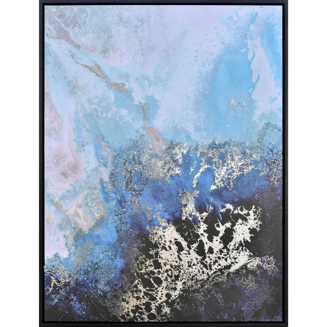 Petra Meikle de Vlas Reef Drifter Framed Canvas - Black product
