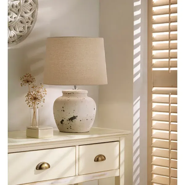 Pier Ceramic Table Lamp - Natural product