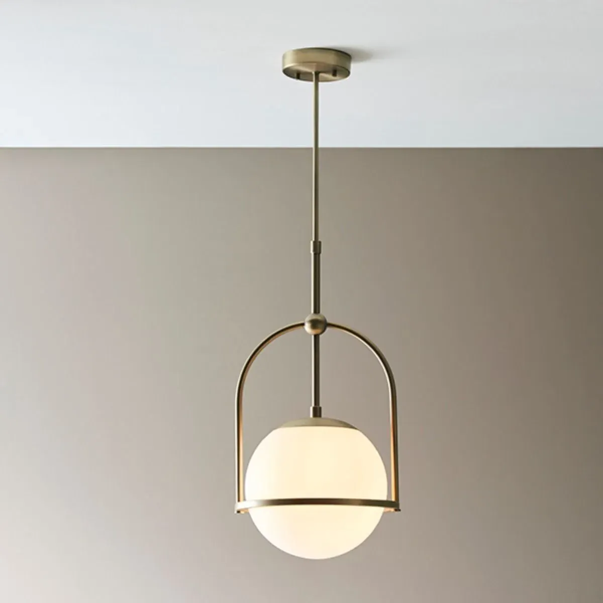Pilar 1 Light Ceiling Light - Brass product