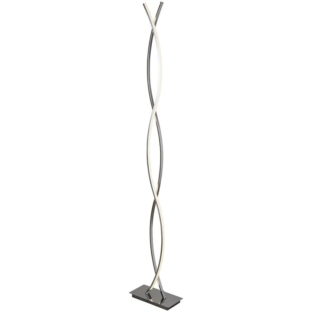 Platt LED Floor Lamp - Polished Chrome product
