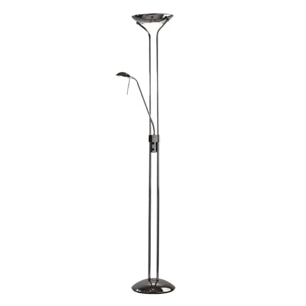 Poppy Mother and Child Floor Lamp - Black Chrome product