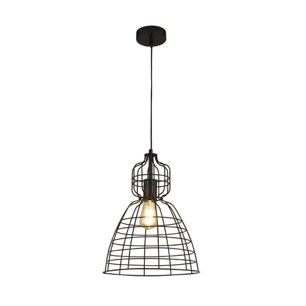 Pozo Cage Ceiling Pendant - Matt Black product