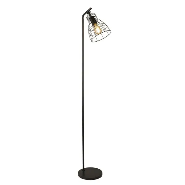 Pozo Cage Floor Lamp - Matt Black product