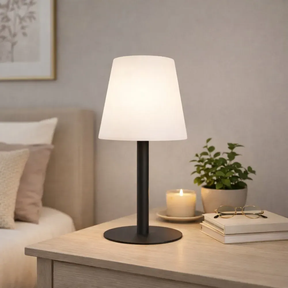 Preston LED Rechargeable Table Lamp - Black product