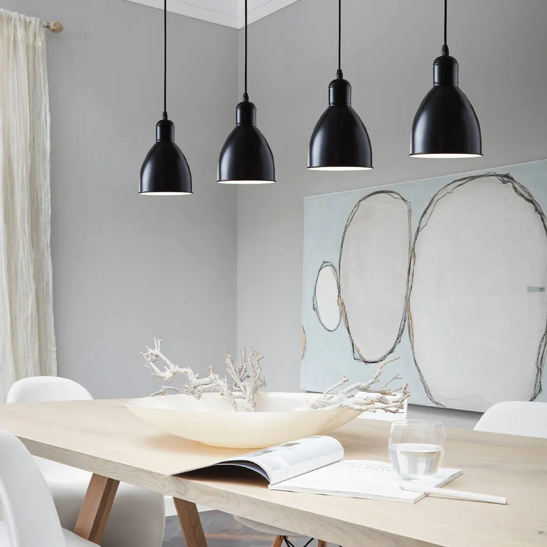Priddy 4-Light Ceiling Bar Pendant - Black, Stainless Steel product