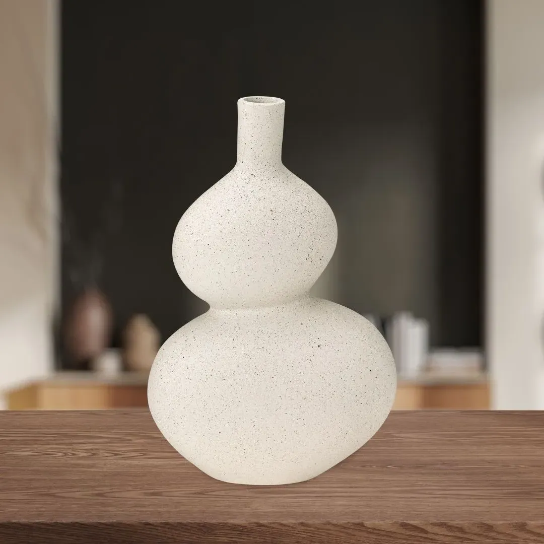 Prush Sculptural Bottle Vase - Cream product