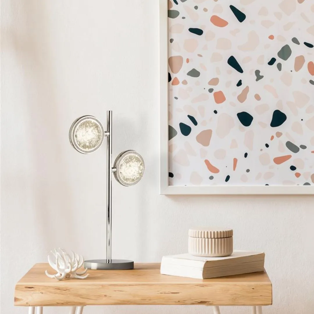 Quartz LED Table Lamp - Chrome product
