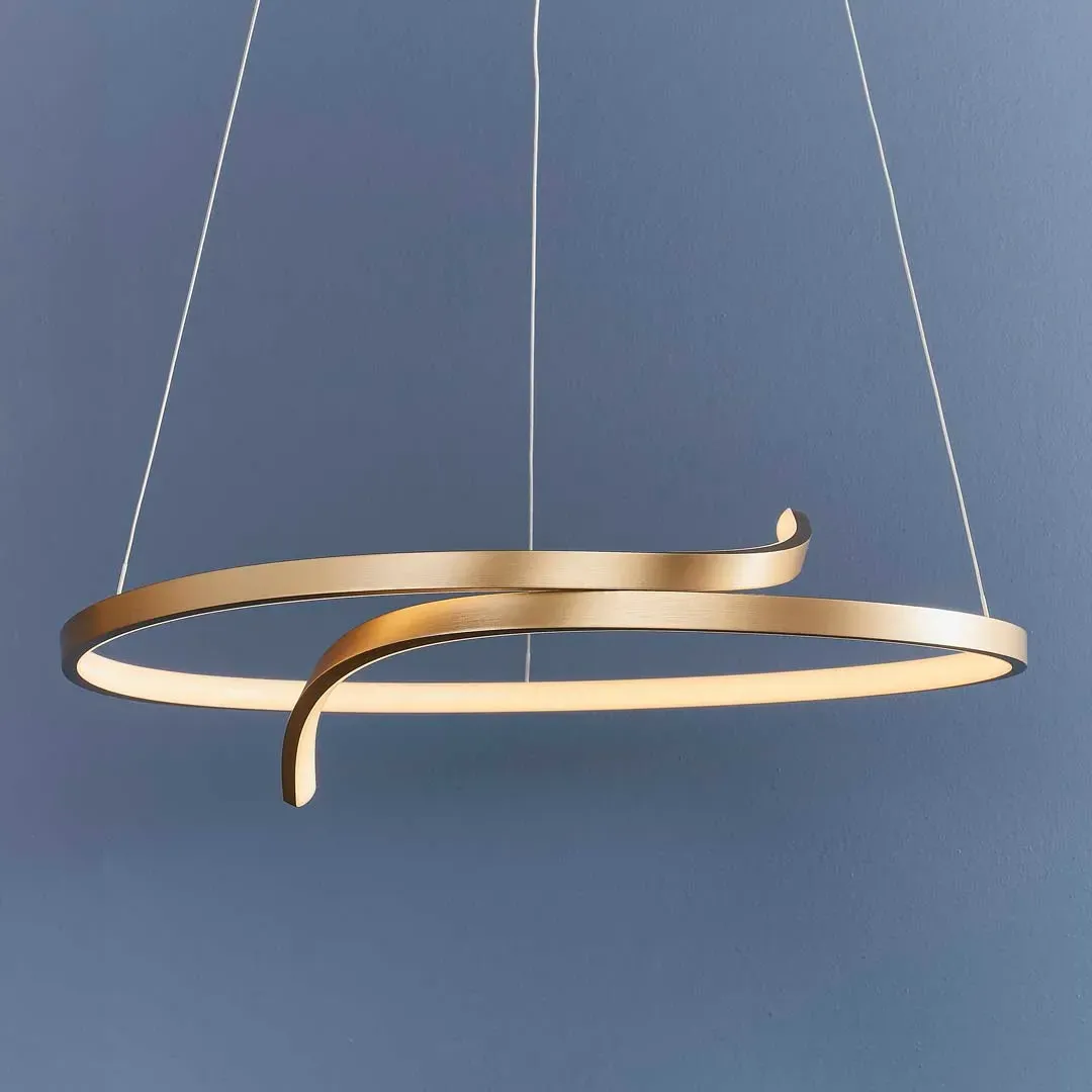 Rafe LED Ceiling Pendant - Matt Gold product