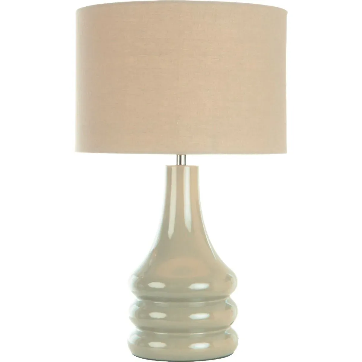 Raj Ceramic Table Lamp - Putty Beige product