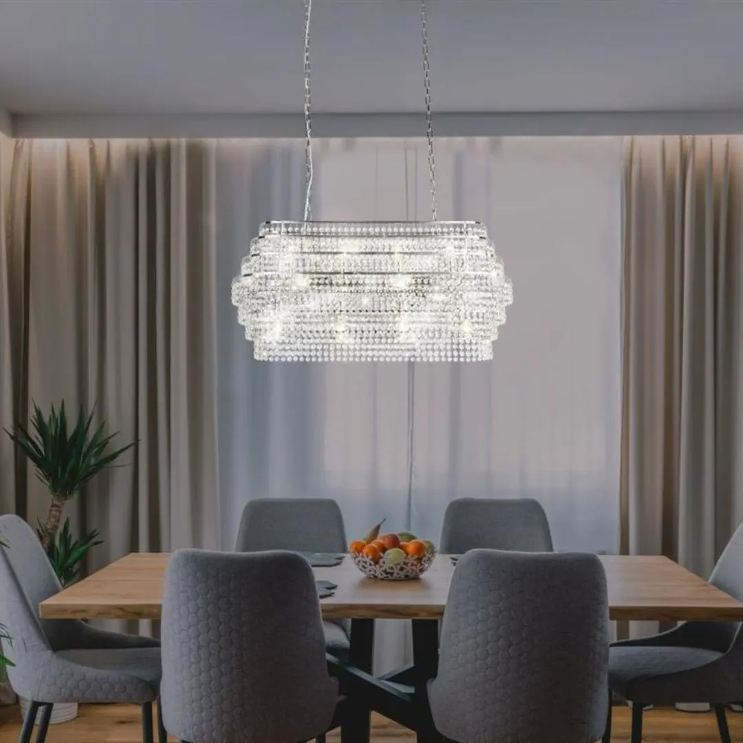 Ren 12-Light Pendant Ceiling Light - Chrome product