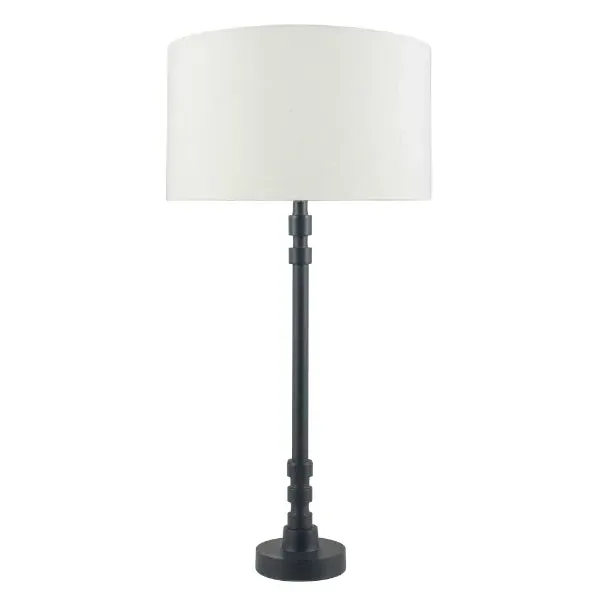 Rhode Table Lamp - Matt Black, White product