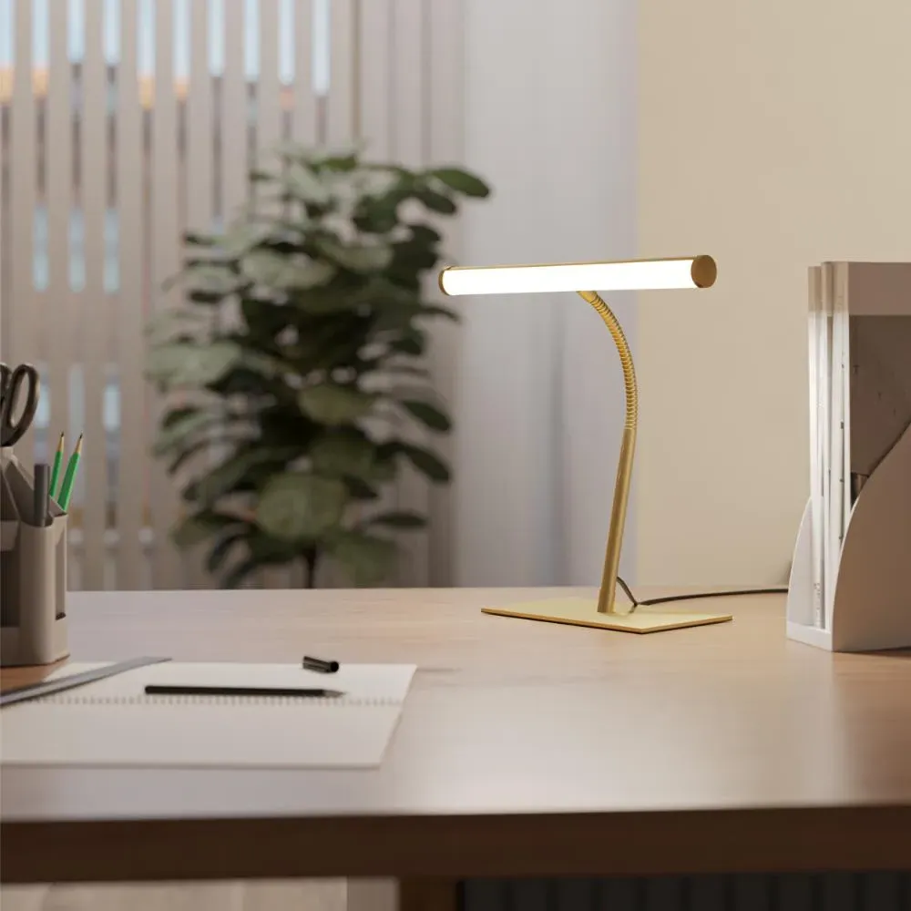 Riccione LED Table Lamp Dimmable - Brass product
