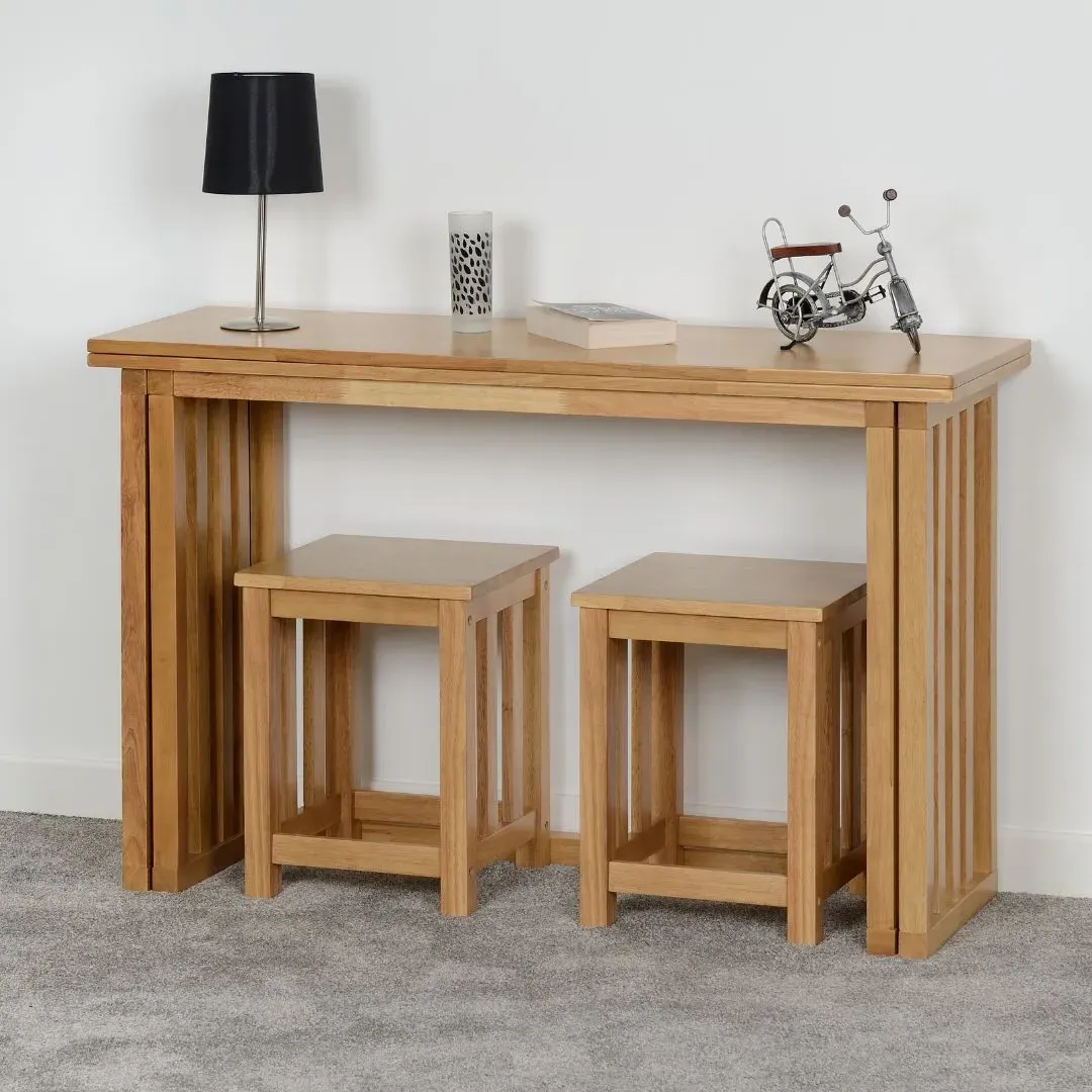 Richmond 2-Seater Foldaway Dining Set - Oak product
