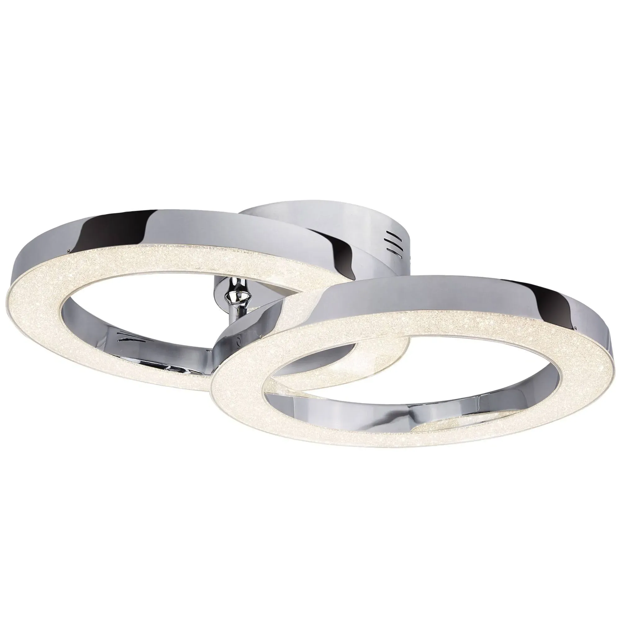 Rings Semi Flush Ceiling Light - Chrome product