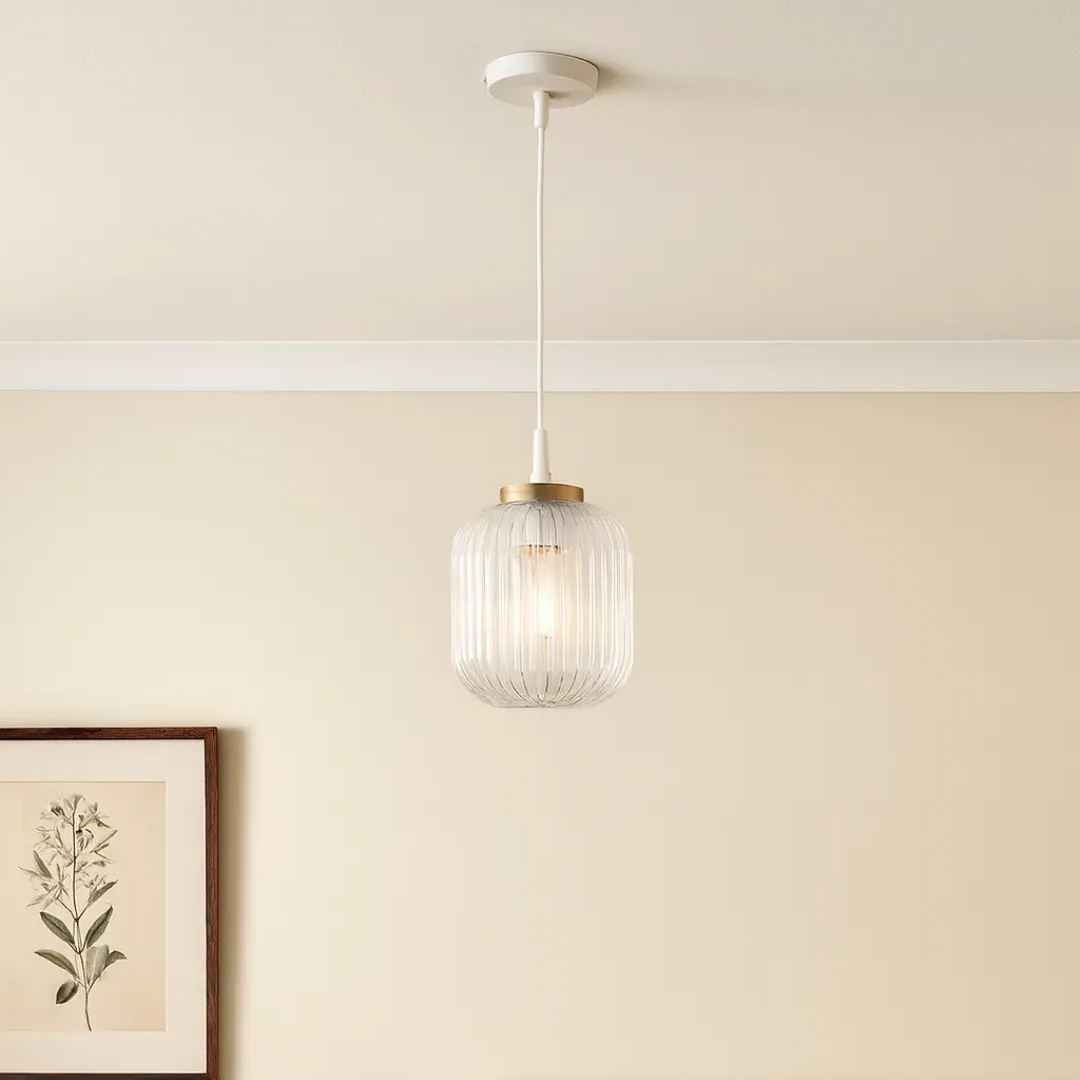 Riva Easy-Fit Pendant - Antique Brass, Glass product