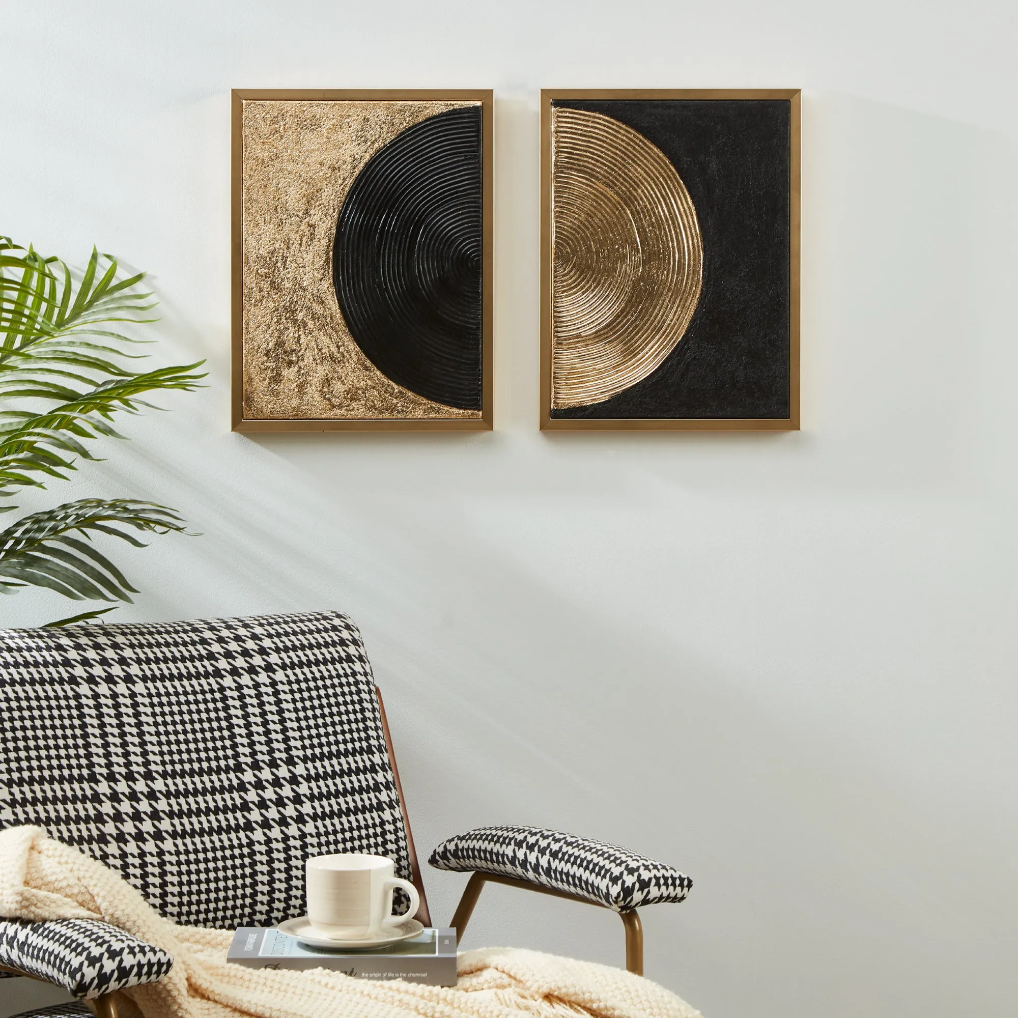 Roberval Canvas Set - Black, Gold product