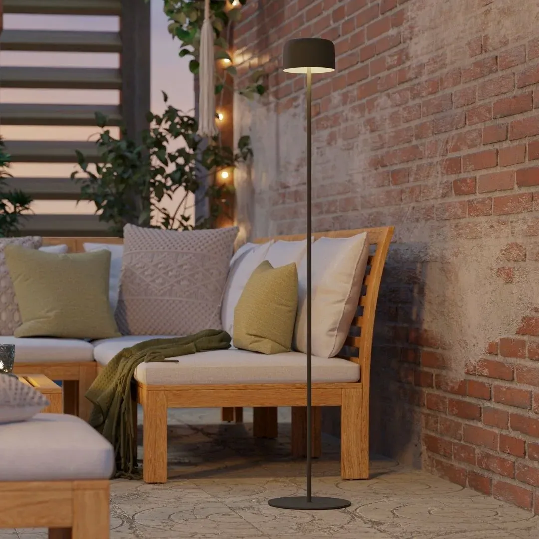 Roccanova Solar LED Rechargeable Touch Floor Lamp - Green product