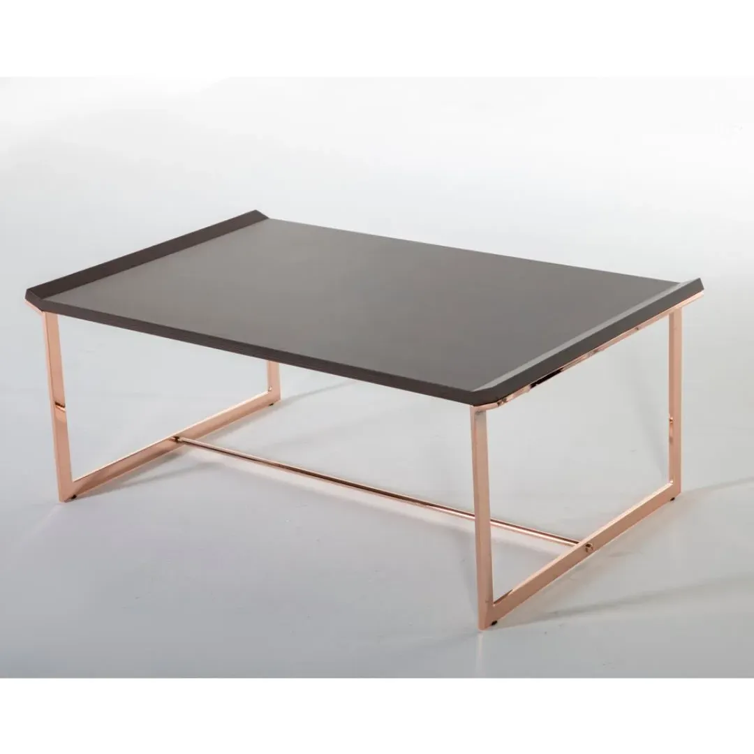 Roman Coffee Table - Matte Grey, Rose Gold Metal product