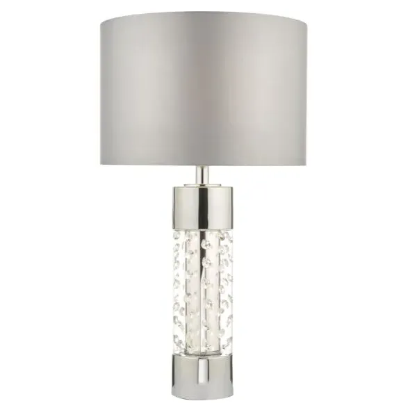 Rosana Table Lamp - Polished Chrome, Crystal product