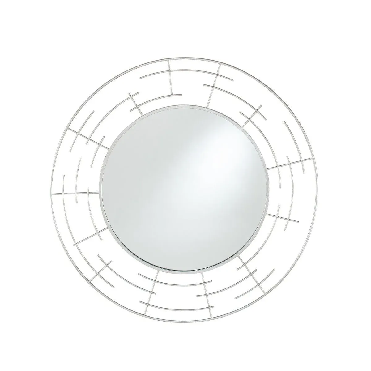 Round Wall Mirror - Silver, Metal product