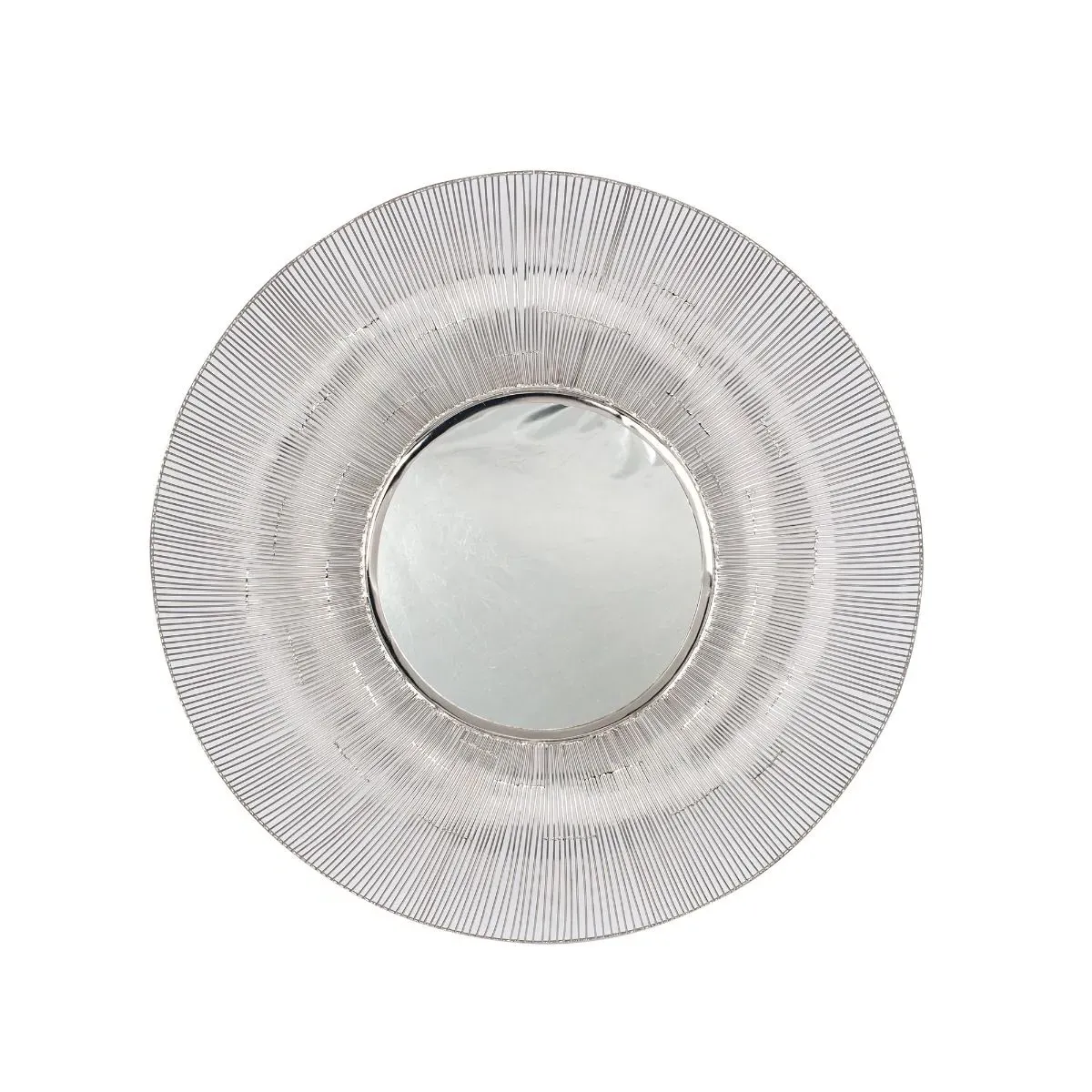 Round Wire Wall Mirror - Silver product