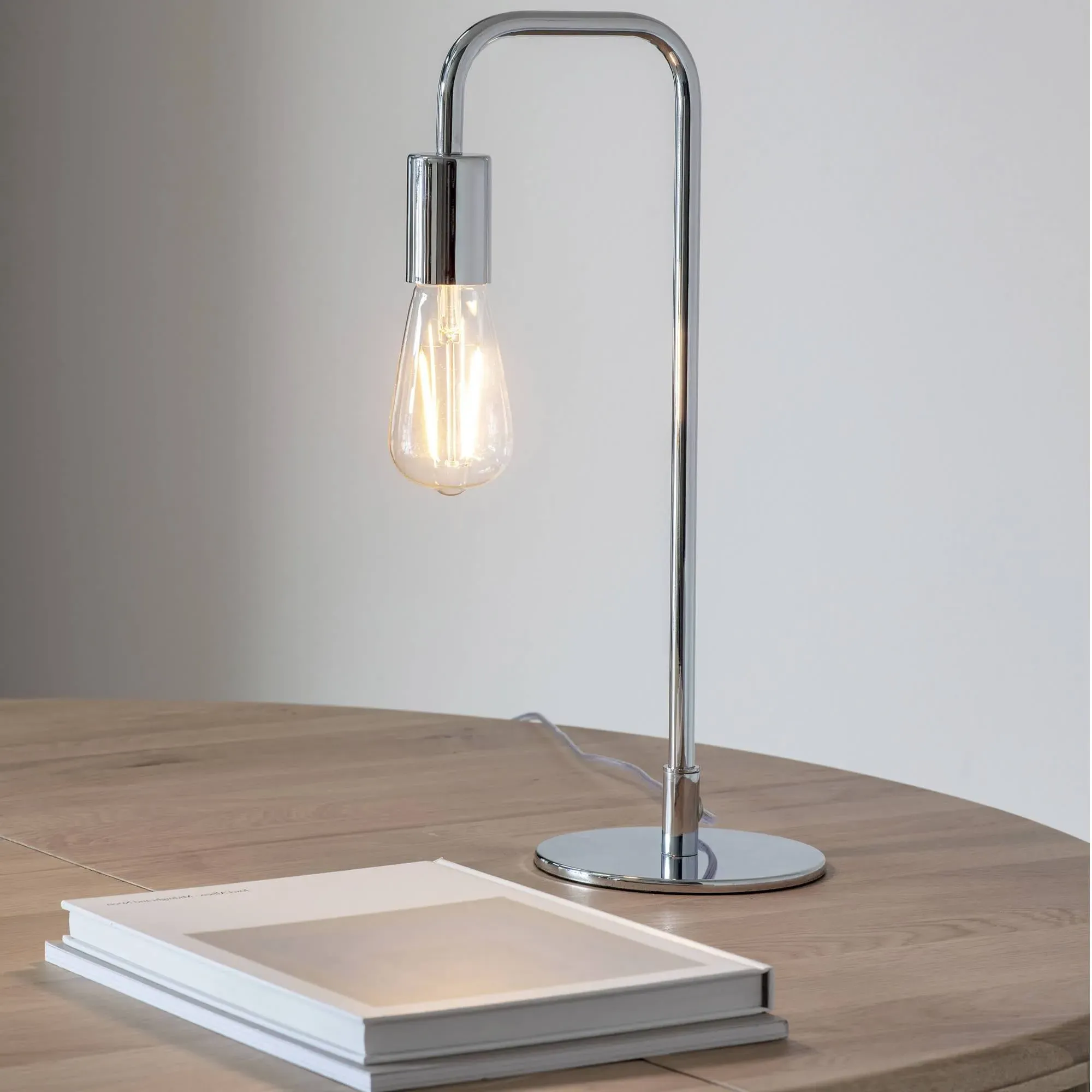 Rubens 45cm Table Lamp - Polished Chrome product