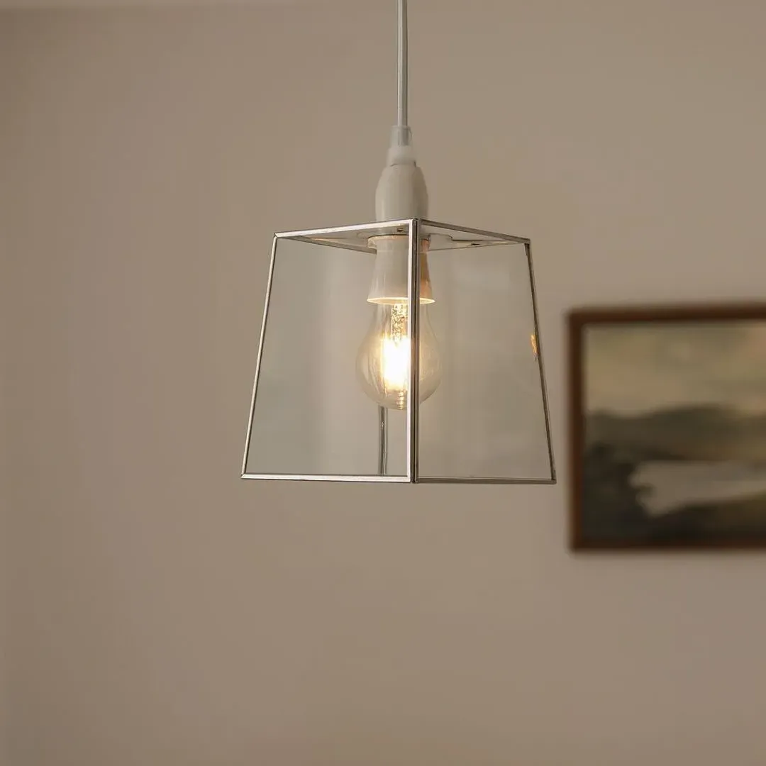 Sable Easy-Fit Pendant Light - Chrome, Glass product