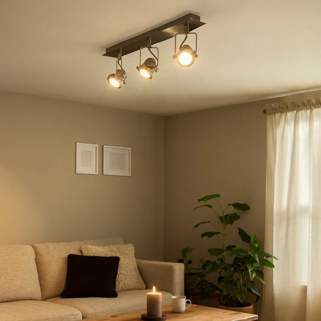 Sage 3-Light Ceiling Spotlight Bar - Satin Nickel product