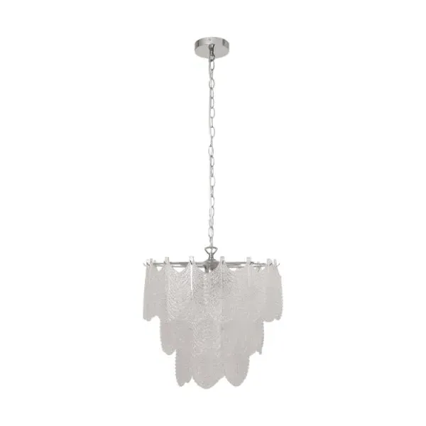 Salma 5-Light Tiered Chandelier - Polished Chrome product