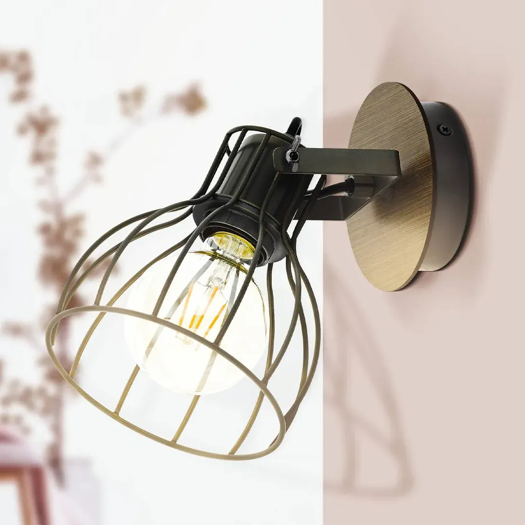 Sambatello Single Wall Light - Bronze, Metal product