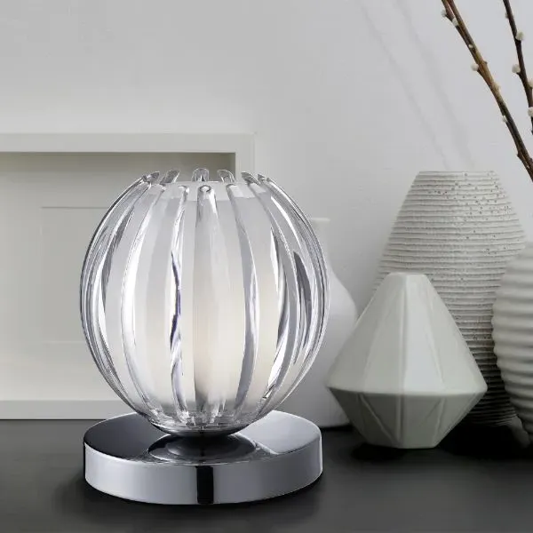 Sanday 13cm Touch Table Lamp Small - Clear, Acrylic product