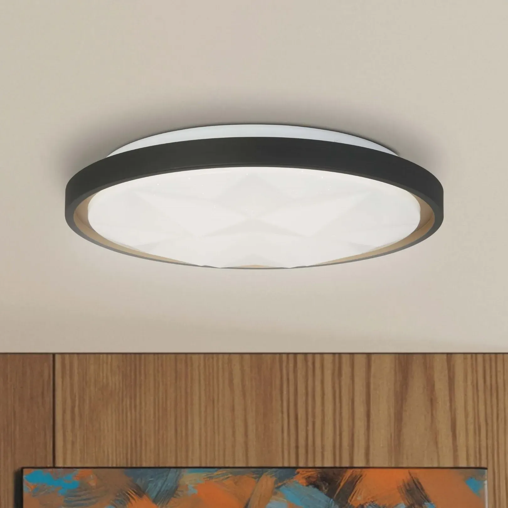 Satellite LED Flush Ceiling Light - Black, White product