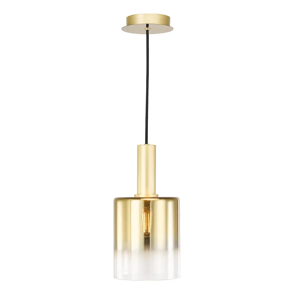 Savannah Ceiling Pendant - Satin Gold, Glass product