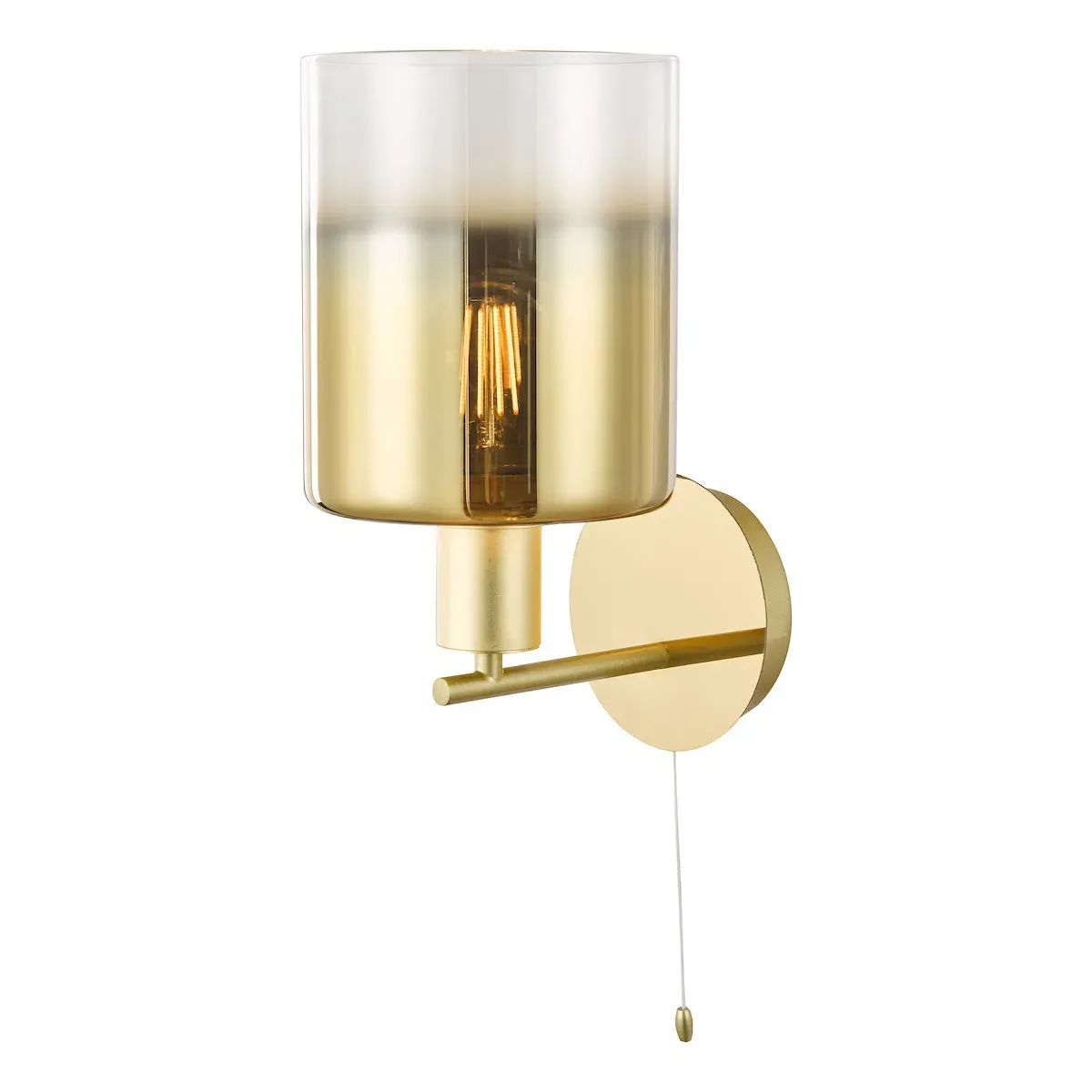 Savannah Wall Light - Satin Gold, Glass product