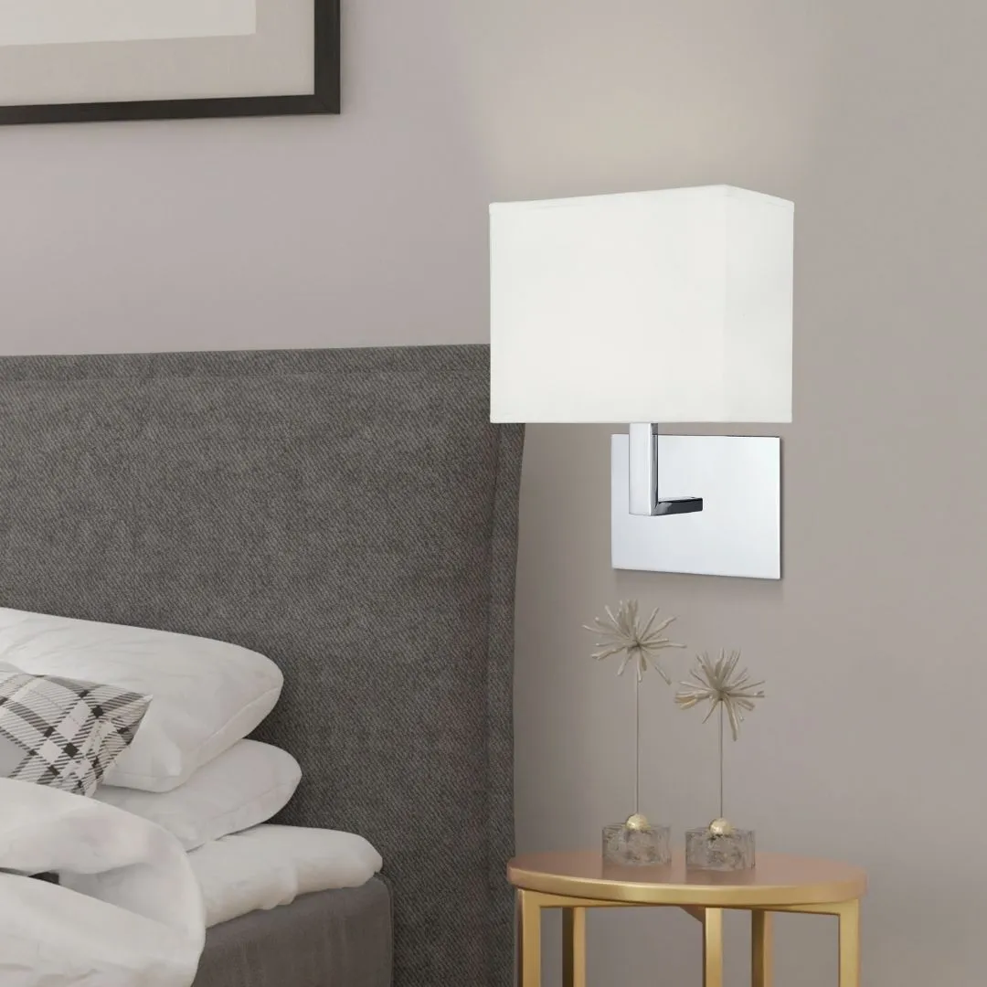 Searchlight Wall Light - Polished Chrome, White product