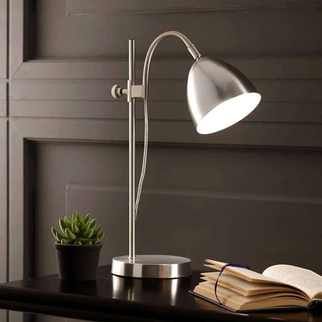 Seb Adjustable Desk Table Lamp - Brushed Chrome product