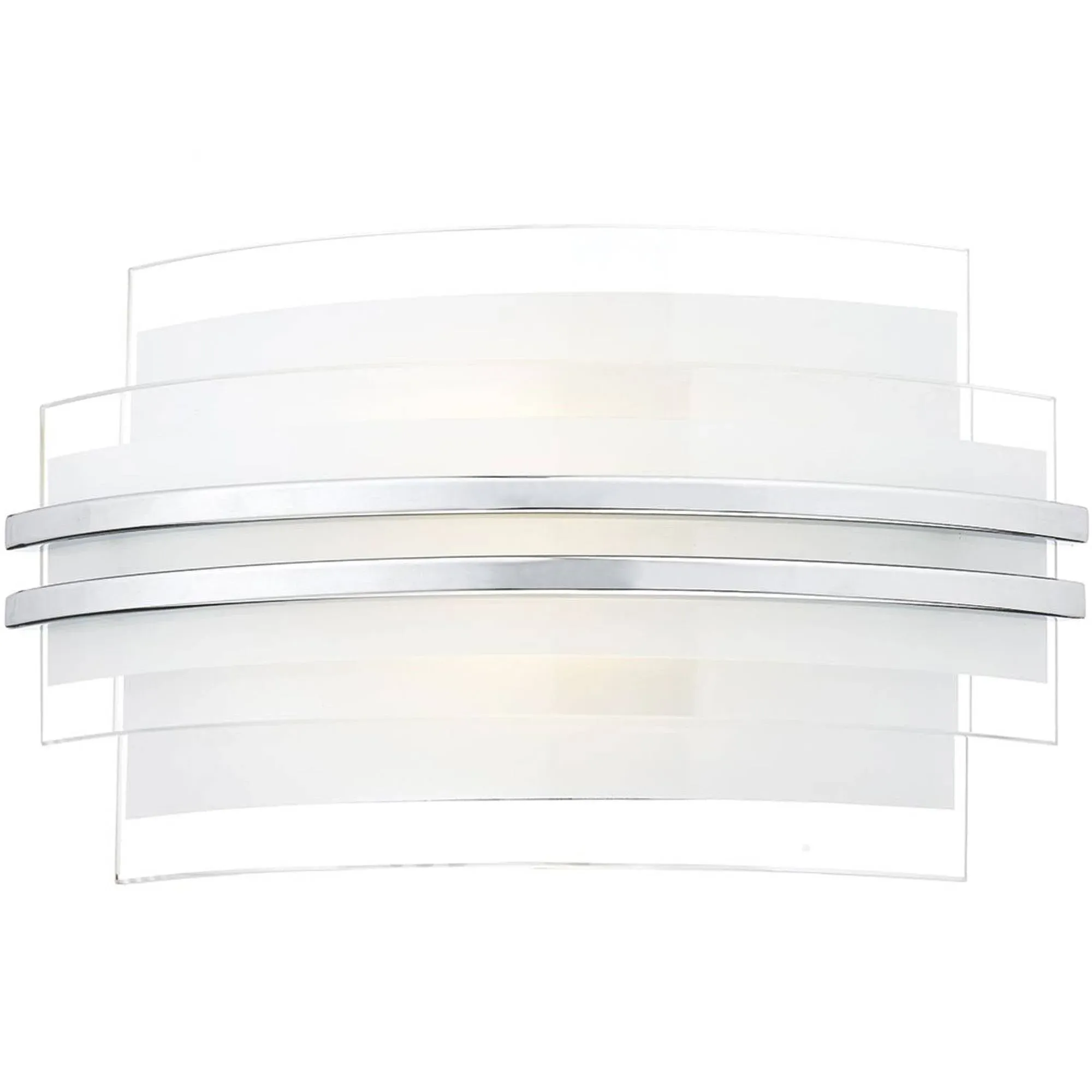 Sector LED Wall Light - Chrome, Glass product