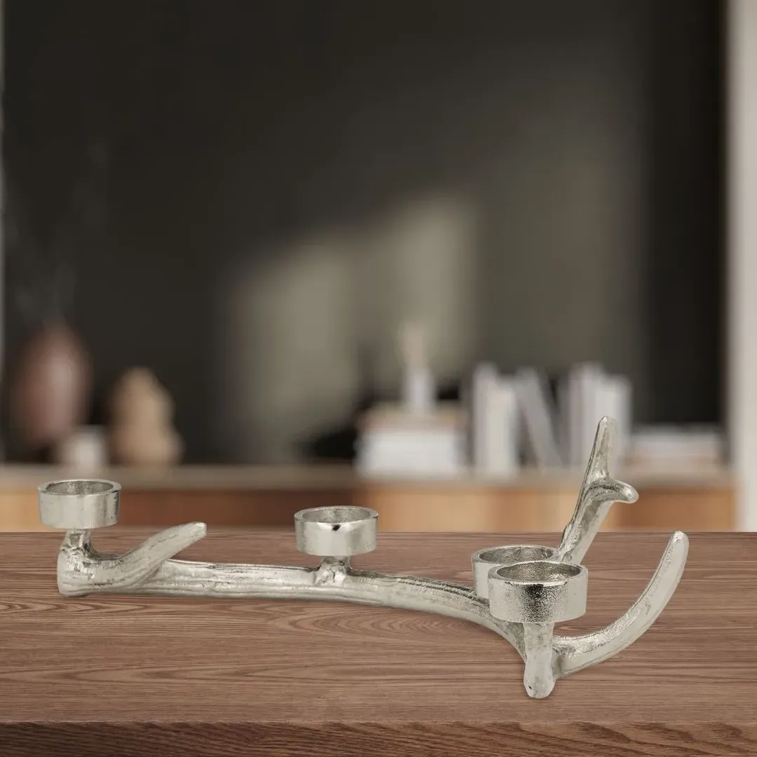 Selsing Antler Multi Candle Holder - Silver, Chrome product