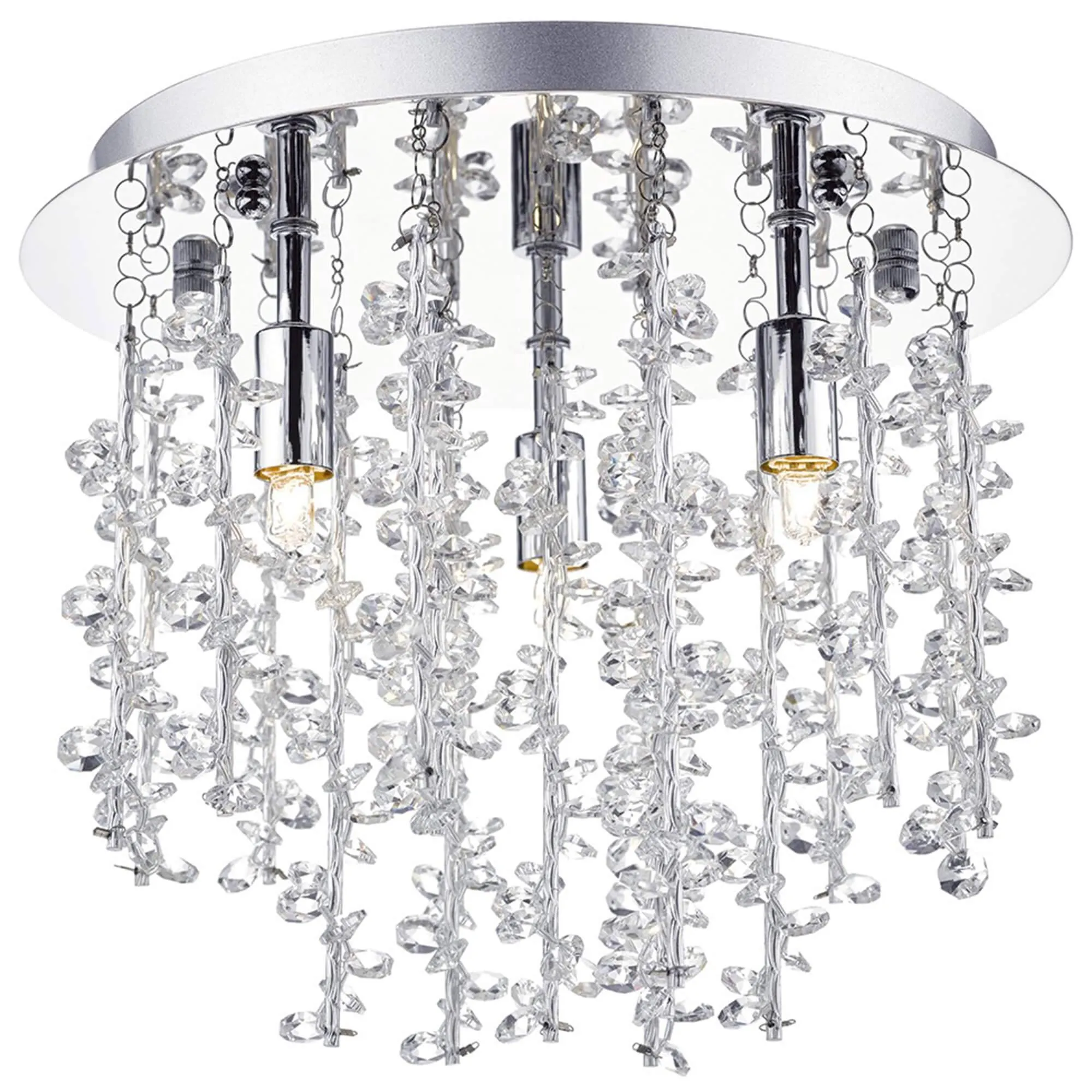 Sestina Flush Ceiling Light - Chrome product
