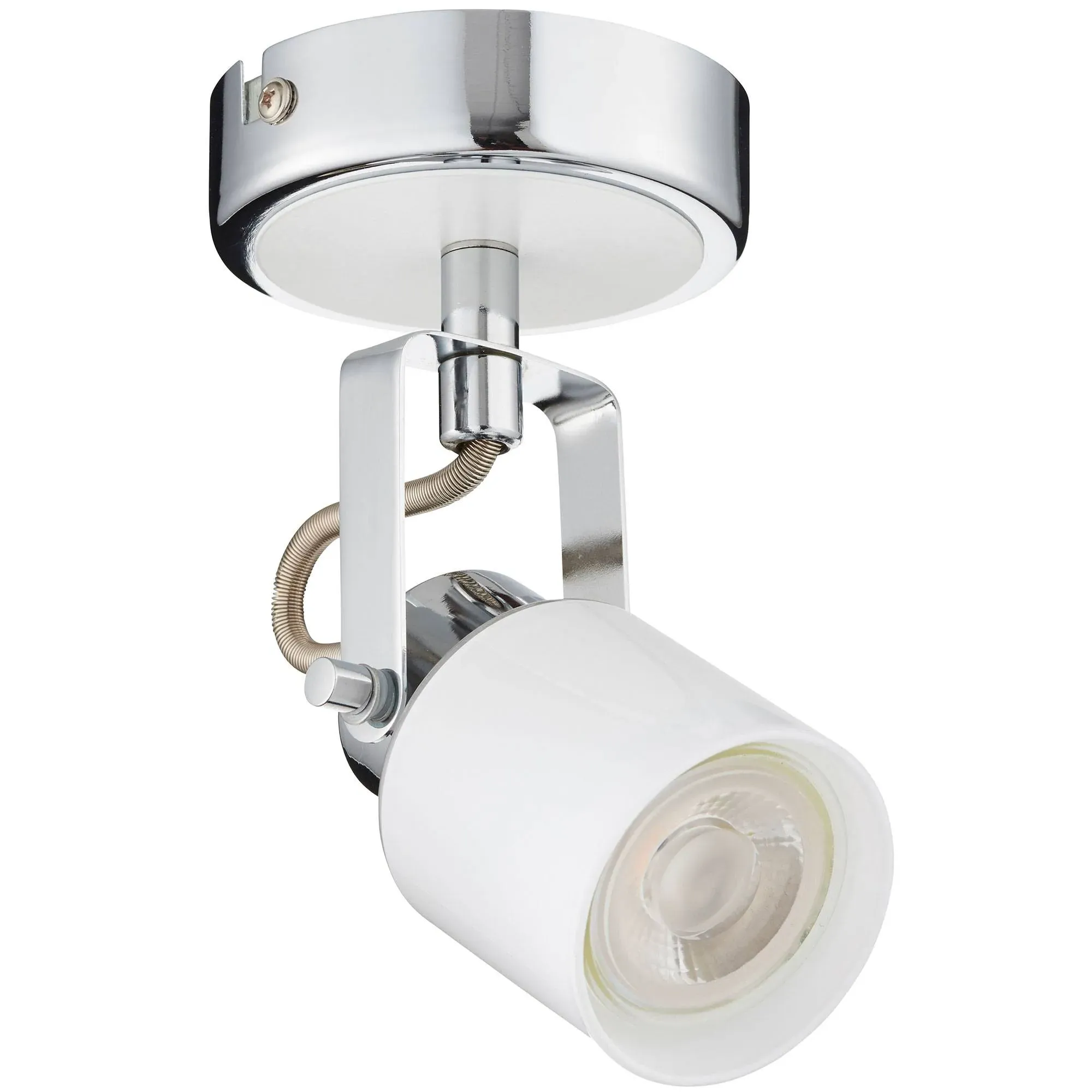 Shoreditch Ceiling Spotlight Adjustable - White, Chrome product