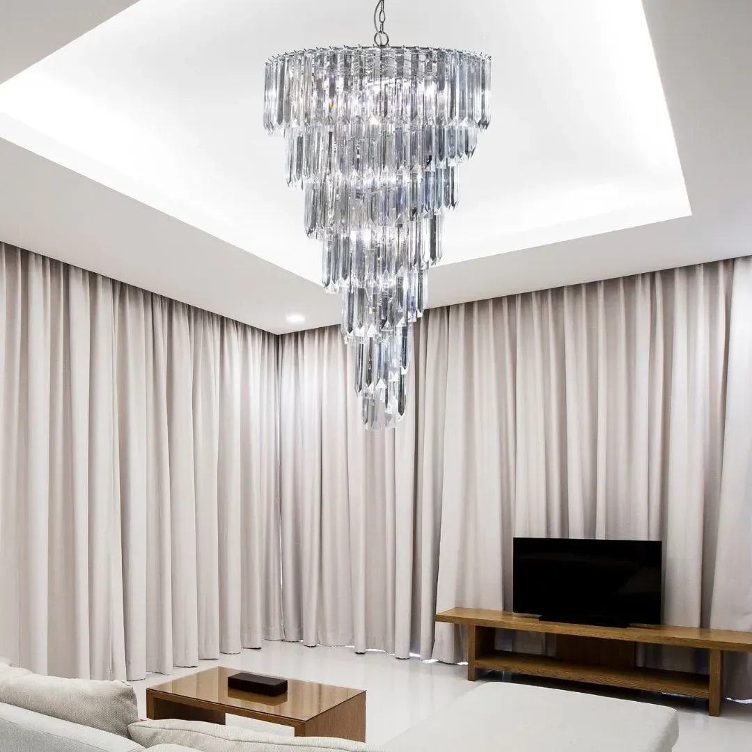 Sigma 9 Light Chandelier Ceiling Light - Chrome product